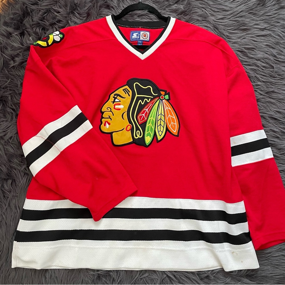 Vintage Chicago Blackhawks Jersey
